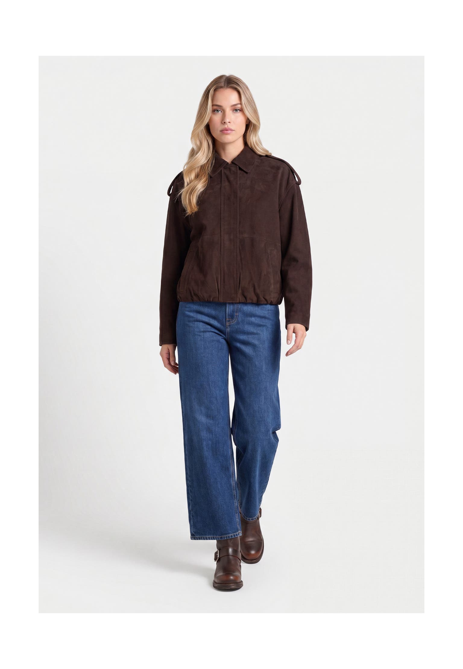 DREIMASTER Lederjacke brown, Bild 1