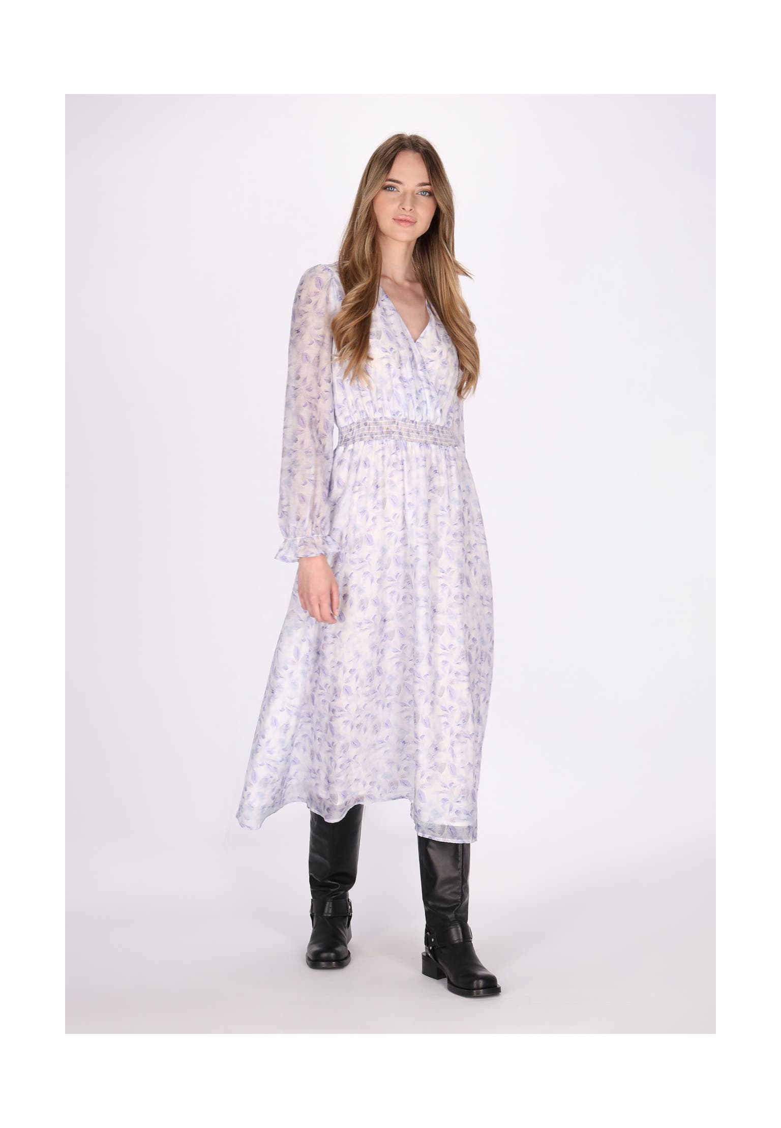 DREIMASTER Maxikleid Blau, Bild 1