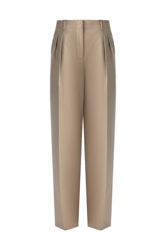 PINXIT Stoffhose sand Wide/ Loose Fit