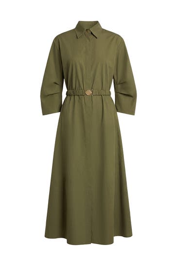 PINXIT Casual-Kleid khaki