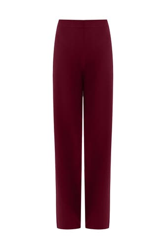 PINXIT Stoffhose berry Wide/ Loose Fit