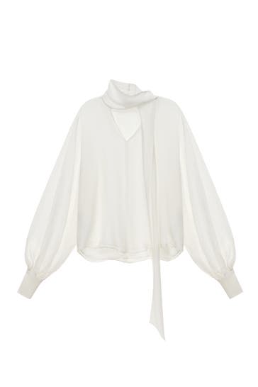 PINXIT Casual-Bluse ecru