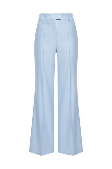 PINXIT Stoffhose light blue Straight