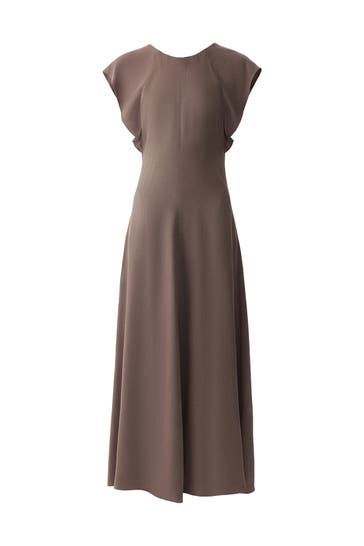 PINXIT Casual-Kleid taupe