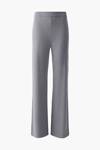 PINXIT Stoffhose light gray melange Wide/ Loose Fit