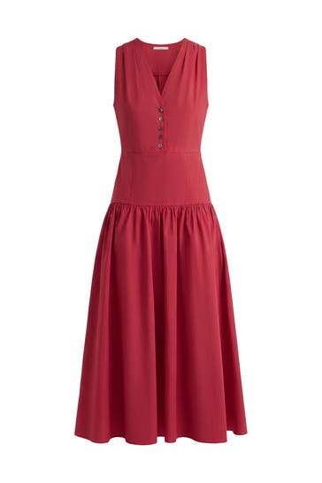 PINXIT Casual-Kleid raspberry