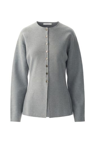 PINXIT Strickjacke light gray melange