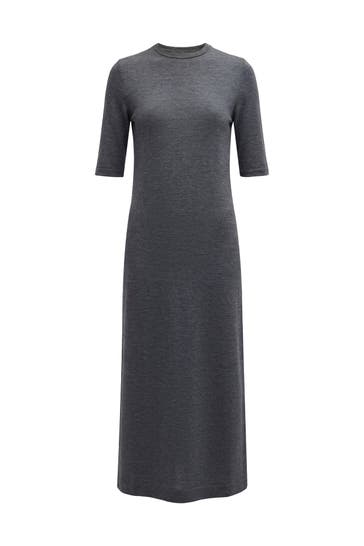 PINXIT Casual-Kleid gray melange