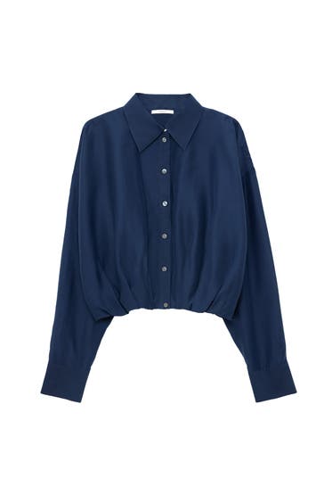PINXIT Casual-Bluse blue