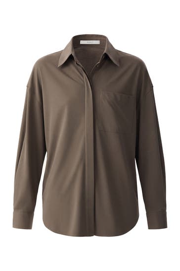 PINXIT Casual-Bluse taupe