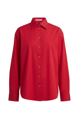 PINXIT Casual-Bluse dark red