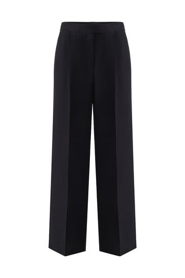 PINXIT Stoffhose black Straight