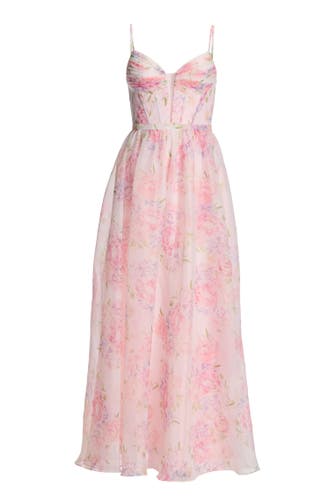 HEY KYLA Kleid ivory rose print