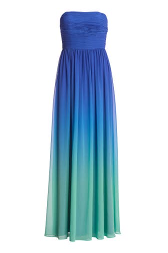 HEY KYLA Kleid blue / turquoise ombre