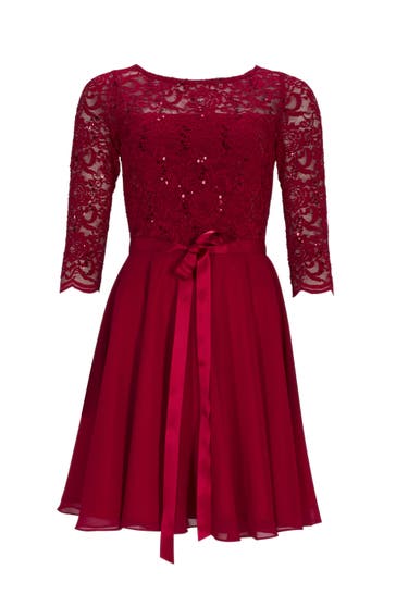SWING Kleid rio red