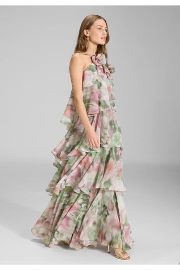 SWING Kleid matcha green / vintage pink