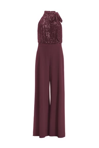 SWING Jumpsuit merlot Straight