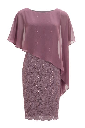 SWING Kleid mauve
