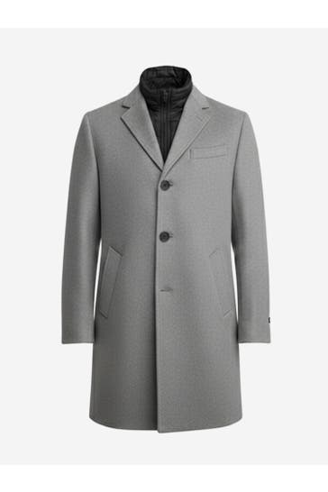 IL LANIFICIO Cappotto in lana e cashmere - GRIGIO CHIARO