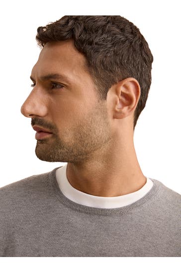 IL LANIFICIO Pullover stahlgrau