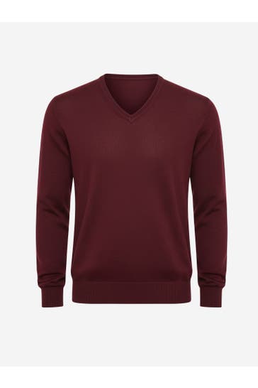 IL LANIFICIO Pullover burgundisch