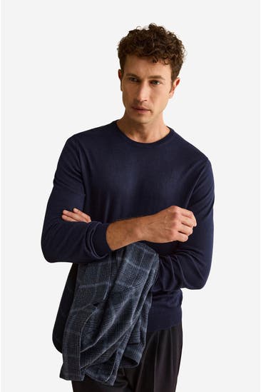 IL LANIFICIO Pullover mitternachtsblau