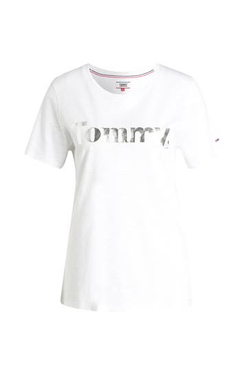 TOMMY JEANS T-Shirt weiß