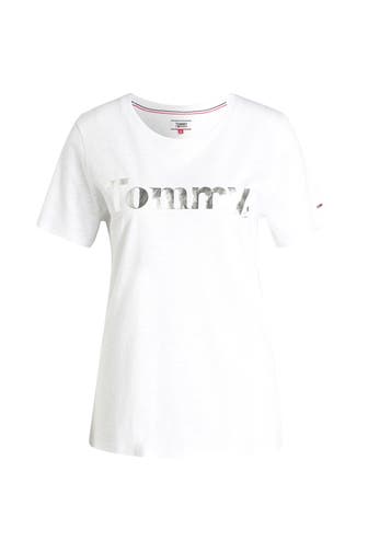 TOMMY JEANS T-Shirt weiß