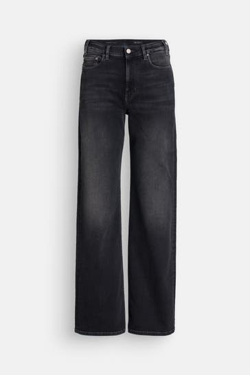 AG ADRIANO GOLDSCHMIED Jeans schwarz wide