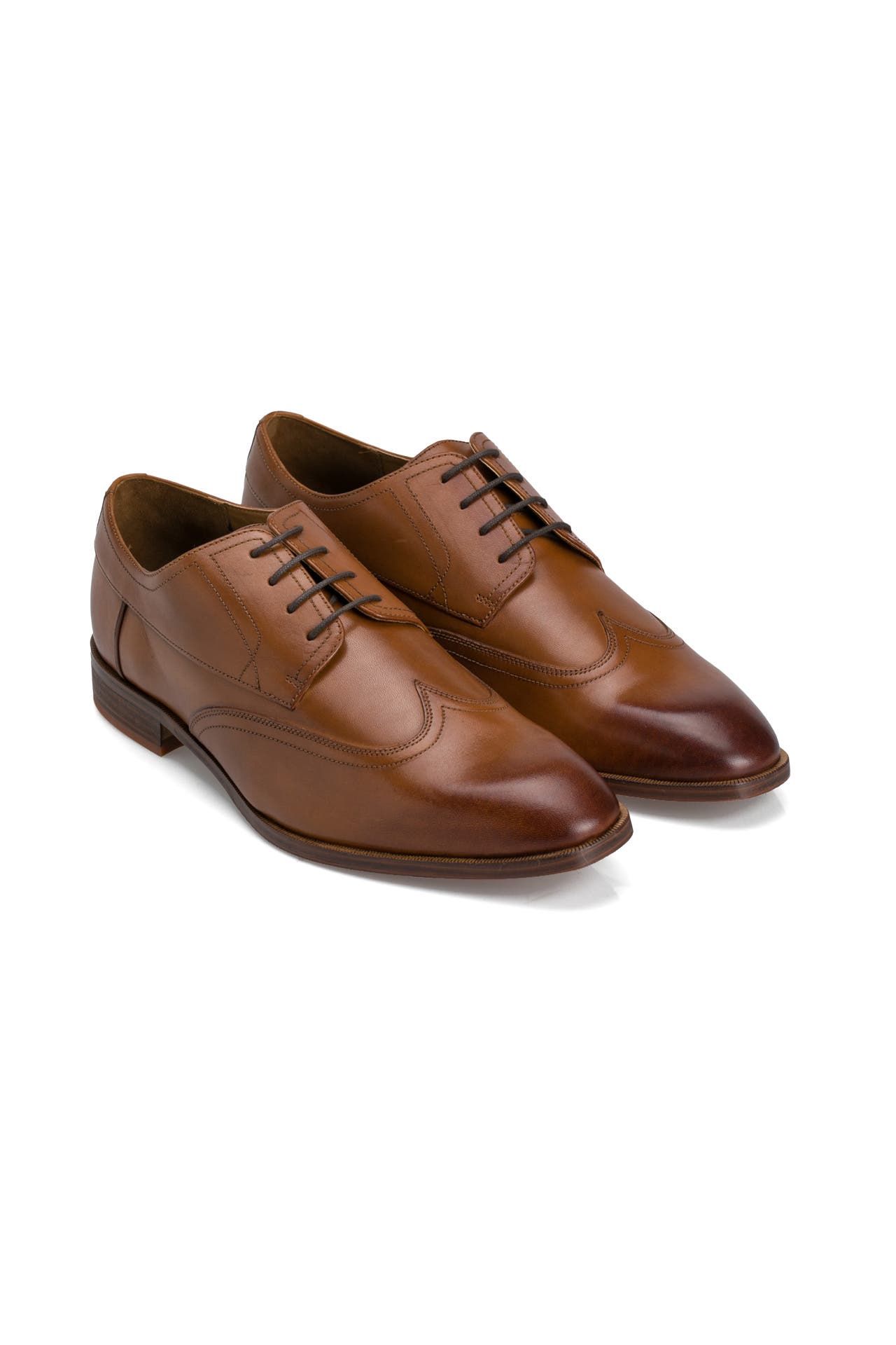 GORDON & BROS Derbys 'Tim' cognac, Bild 1
