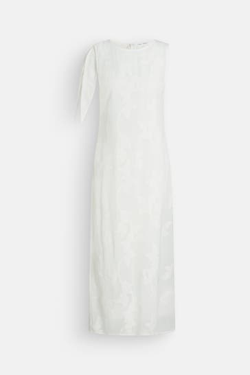 SAMSØE & SAMSØE Midikleid 'Samellys' weiß gemustert