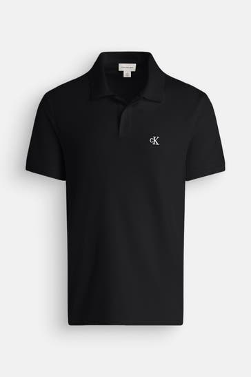 CALVIN KLEIN Polo-Shirt schwarz