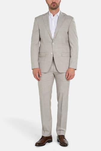 HECHTER Paris Wollmix-Anzug greige Modern Fit