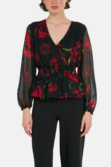 GUESS Blusenshirt 'Mishka' floral