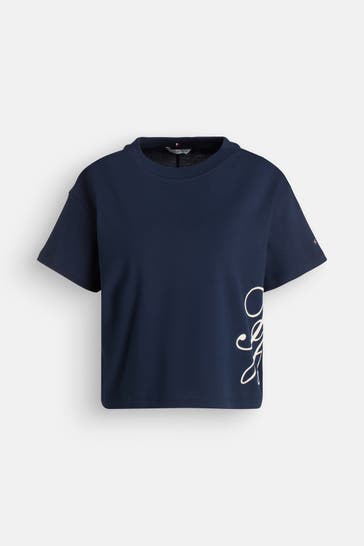 TOMMY HILFIGER T-Shirt nachtblau