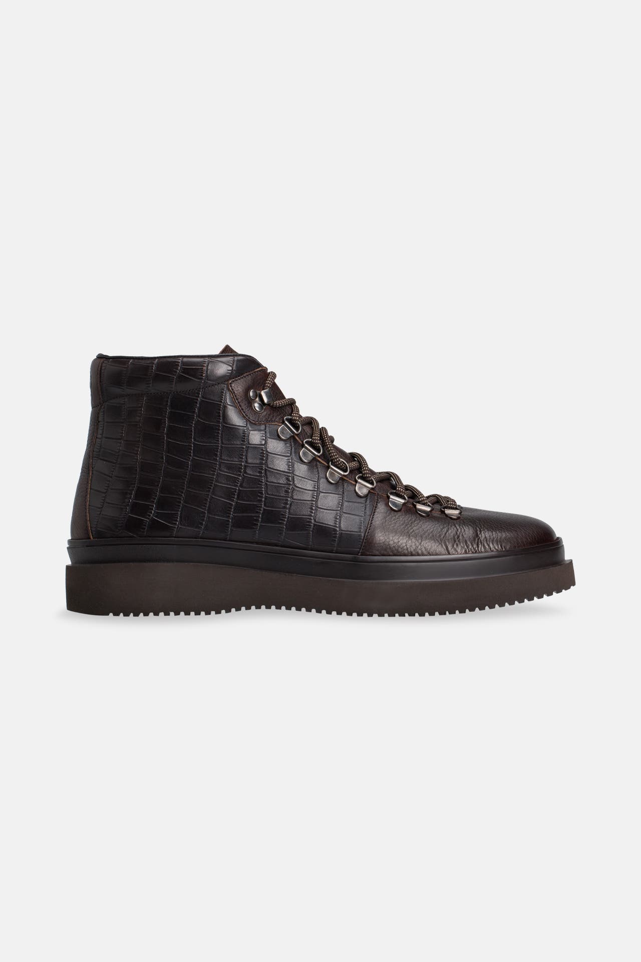 GORDON & BROS Leder-Schnürstiefel 'Wallace' dunkelbraun, Bild 1