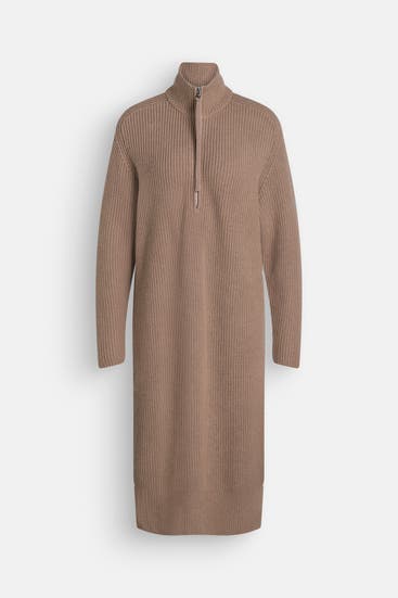 WINDSOR. - Wollmix-Kleid taupe