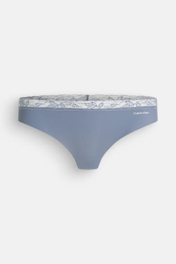 CK UNDERWEAR String graublau