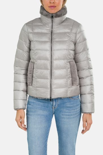 MILESTONE Light-Steppjacke 'Dorina' silber