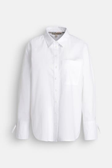 BARBOUR Casual-Bluse 'Freya' weiß