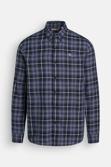 TIMBERLAND Karohemd Regular Fit dunkelblau
