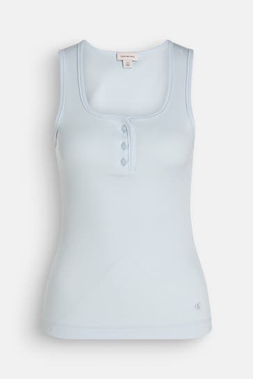 CK JEANS Top hellblau
