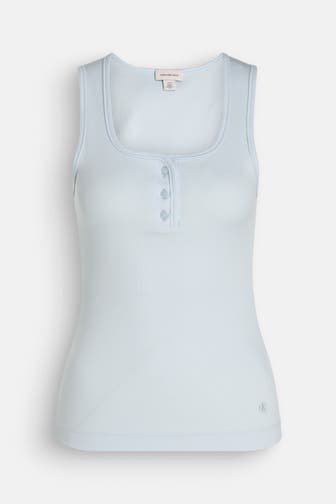 CK JEANS Top hellblau