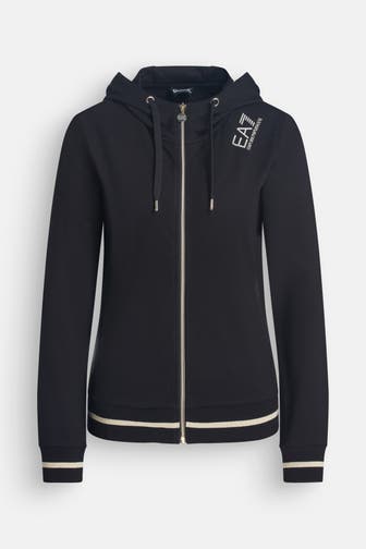 EA7 Sweatjacke schwarz