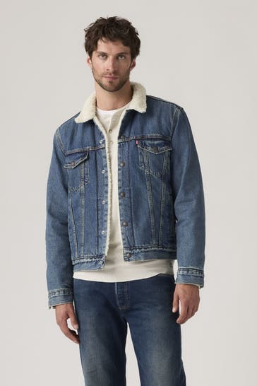 LEVI'S® Jeansjacke 'Trucker' blau