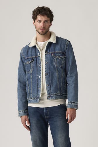 LEVI'S® Jeansjacke 'Trucker' blau