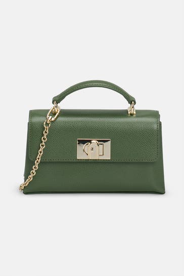 FURLA Handtasche oliv