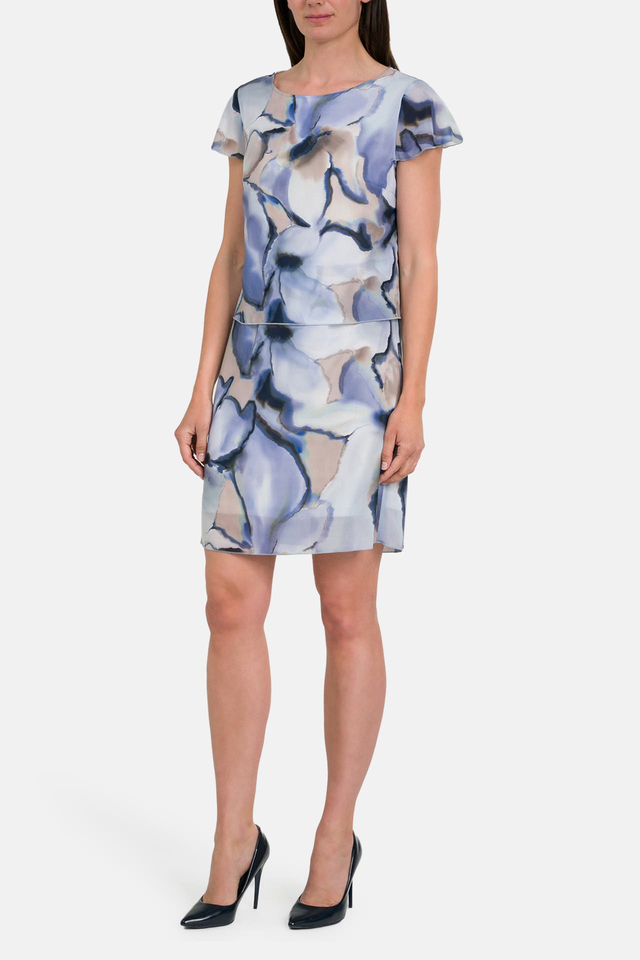 BETTY BARCLAY Kleid blau gemustert, Bild 1