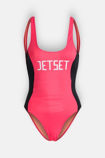 JET SET Badeanzug 'Sara' zweifarbig