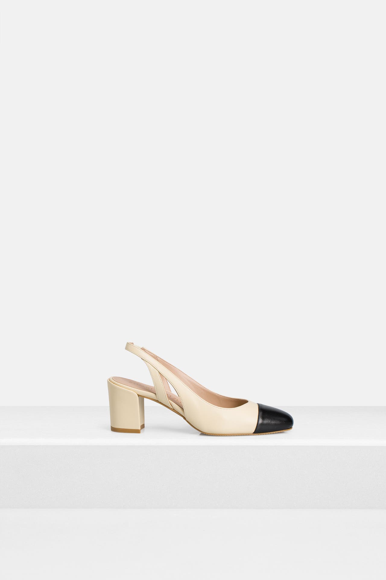 STUART WEITZMAN Sling-Pumps 'Sleek' zweifarbig, Bild 1